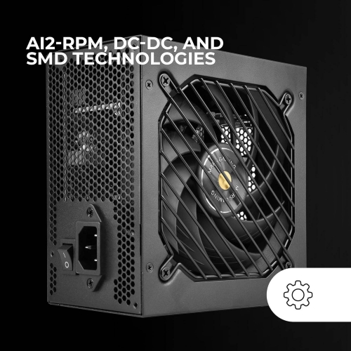 Fonte de Alimentação ATX Mars Gaming MPB650SI 650W 80 Plus Bronze Preta