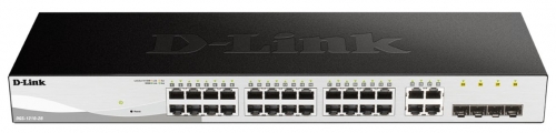 Switch D-Link SmartPro DGS-1530-28P 24 Ports GE PoE 30W+4 Ports 10G SF