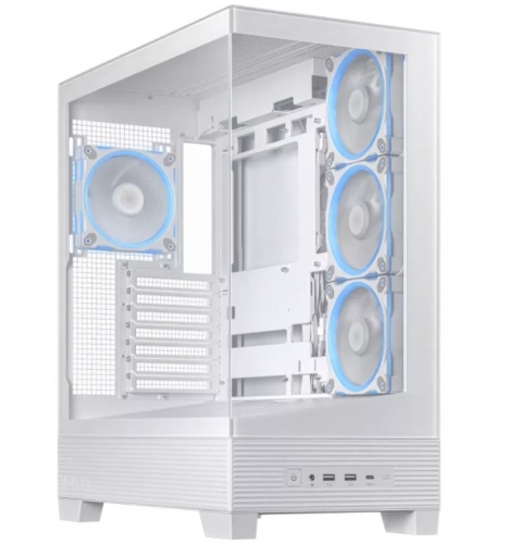 Caixa para Computador ASUS A31 Plus TG ARGB WHITE Branco 90DC00R3-B19000