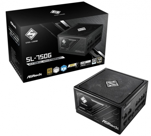 Fonte Alimentação ASRock SL-1000G - Steel Legend - Modular Power Supply 1000W 80Plus Gold