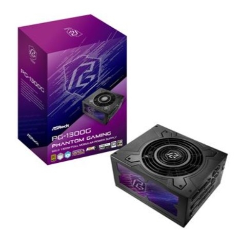 Fonte Modular Asrock Phantom Gaming PG-1300G 1300W ATX3.1 80 PLUS Gold Preto