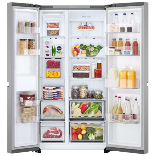 LG - Side by Side GSBC40PYPE 179x91,3x73,5 cm - 664 L - E - Prateado