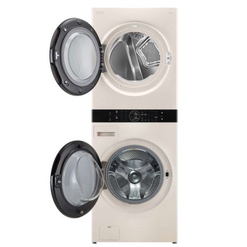 MÁQ. LAVAR/SECAR LG WT1210EEF WASHTOWER BEGE 12 /10KG 1400RPM DUPLA