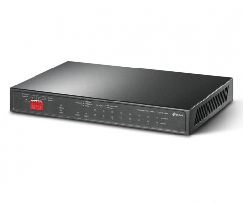 Switch de Rede TP-Link TL-SG1210MP Desktop 10 Portas Gigabit com 8 Portas PoE+ UnManaged