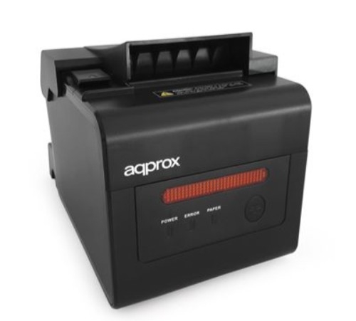 Impressora de Etiquetas Approx appPOS80ALARM 203DPI 80MM USB LAN RS232 RJ11 BLACK