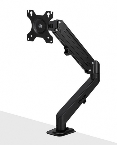 Lindy Suporte de exibição de braço de gás de mesa único - Preto, 40707