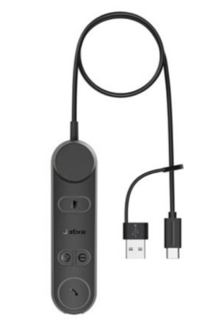 Auscultadores Jabra Engage 50 II MS Stereo com cabo USB-C, USB-A isolamento de ruído , 5099-299-2169