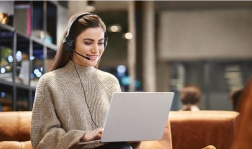 Auscultadores Jabra Evolve2 30 SE MS Stereo com cabo USB-C, USB-A isolamento de ruído, 23189-999-779