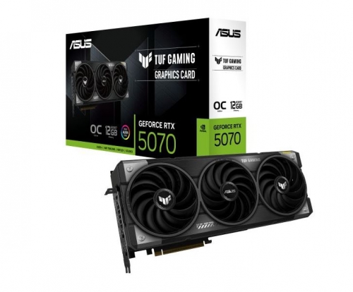 Placa Gráfica Asus NVIDIA GeForce RTX 5070 "Blackwell" TUF Gaming OC 12GB GDDR7 DLSS4 