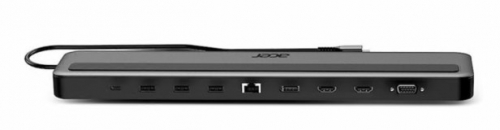 Estação de engate Acer 13-in-1 Docking Stand USB-C - DP, 2 x HDMI, VGA - 1GbE