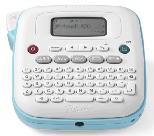 Etiquetadora eletrónica de secretária BROTHER PTN20 para casa e escritório. Teclado QWERTY