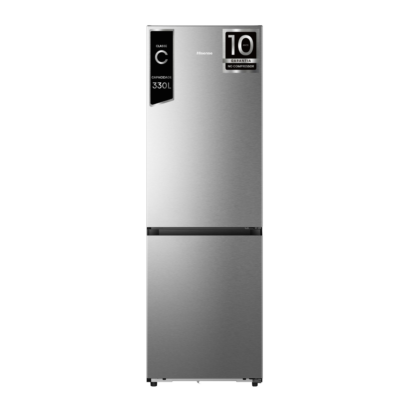 Frigorífico Combinado HISENSE RB3K330SAIC, 330 L, Classe Energética C, No Frost, Inox