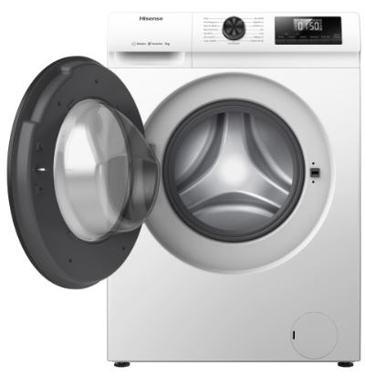 MÁQUINA DE LAVAR ROUPA HISENSE SERIE 1Q WF1Q9041BW 9K 1400R 60CM