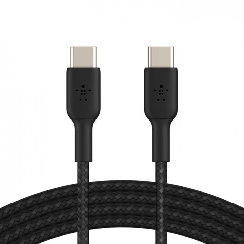 Cabo trançado USB-C para USB-C Belkin CAB004BT2MBK - preto