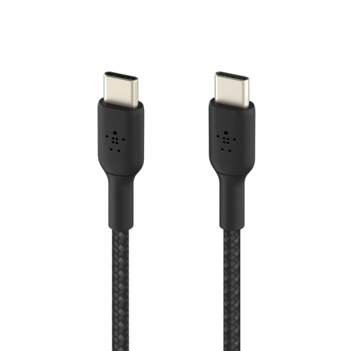 Cabo trançado USB-C para USB-C Belkin CAB004BT2MBK - preto