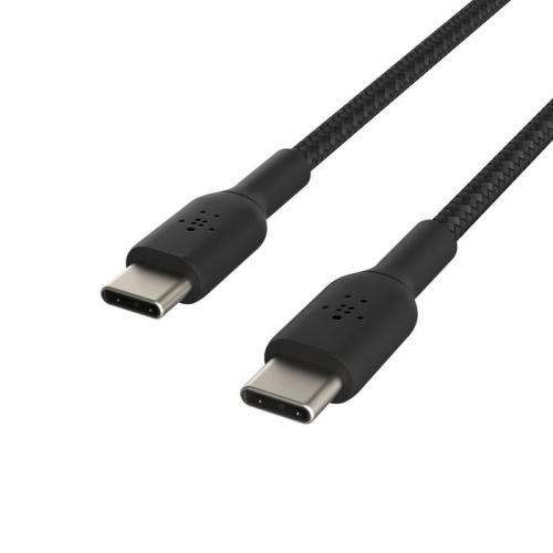 Cabo trançado USB-C para USB-C Belkin CAB004BT2MBK - preto