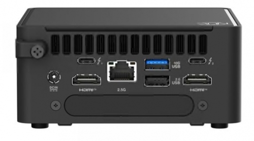 Barebone ASUS NUC 15 Pro Tall Kit mini PC 1 x Core Ultra 5 210H Bluetooth 5.4 preto, 90AR00Q2-M00030