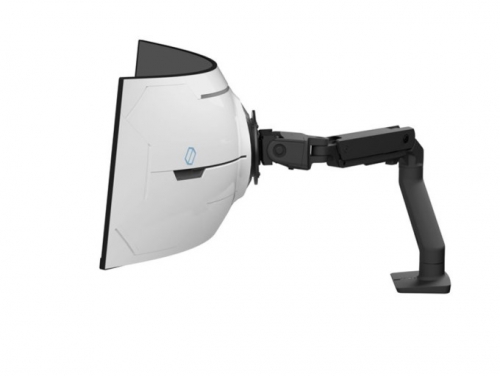 Suporte Monitor Ergotron HX 45-693-224 Tecnologia de Força Constante para display LCD curvo até 57" montável na secretária