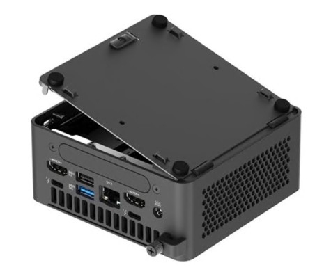 Barebone ASUS NUC 15 Pro Tall Kit RNUC15CRHU500000 mini PC 1 x Core Ultra 5 225H / até 4.9 GHz vPro, Arc Graphics 130T, preto, 90AR00Q2-M000F0