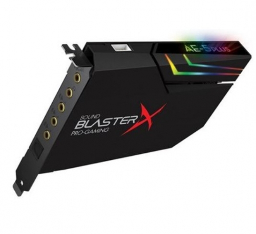  PLACA SOM CREATIVE SOUND BLASTER X AE-5 PLUS RGB BLACK