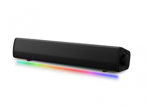 Barra de som CREATIVE Sound Blaster GS3 RGB compacta para jogos com tecnologia SuperWide™