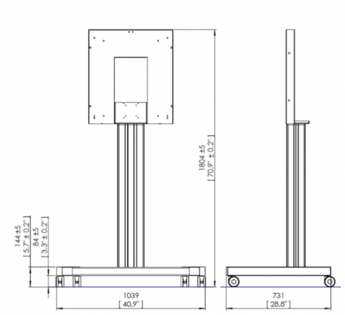 Suporte Móvel Promethean AP-FSM-TR
