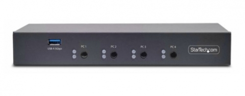 SWITCH KM DE 4 PORTAS USB StarTech Comutador do teclado / rato 1 utilizador local desktop , P4A20132-KM-SWITCH