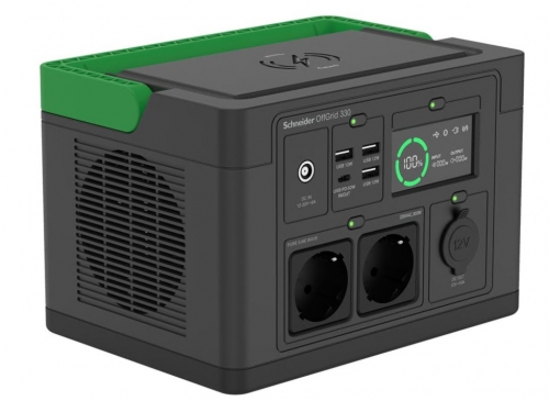 UPS APC Schneider OffGrid Portable Power Station 330 332Wh Lithium-ion 2 Schuko Sinewave PPS330-GR