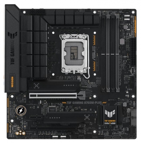Motherboard ASUS TUF GAMING B760M-PLUS LGA 1700 4xDDR5 microATX 4xSATA MB 1xHDMI 2.1 1xDP 1.4 2xM.2, 90MB1ES0-M1EAY0