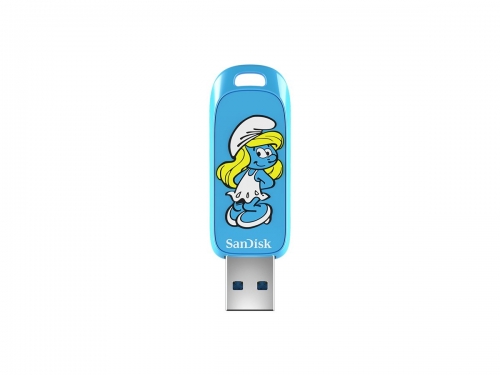 SanDisk Smurfs Smurfette Edition drive flash USB 256 GB USB 3.2 Gen 1 , SDCZIS-256G-G46