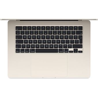MacBook Air 15'' 2025 APPLE M4 10C CPU/10C GPU 24GB 512GB SSD Luz das Estrelas, MC6K4PO/A
