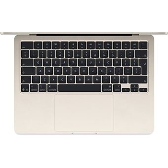 MacBook Air 13'' 2025 APPLE M4 10C CPU/10C GPU 24GB 512GB SSD Luz das Estrelas, MC6A4PO/A