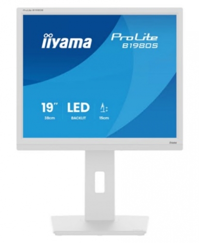 Monitor iiyama ProLite B1980S-W1 LED 19" 75 Hz TN 250  3 ms branco