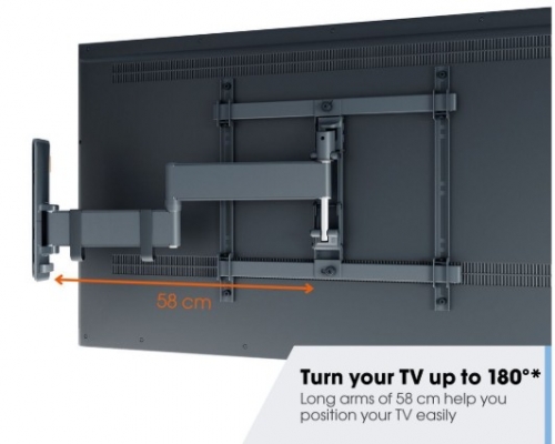 SUPORTE VOGELS PAREDE LED/LCD 32">65" INCLINAVEL 2 BRAÇOS TVM3445