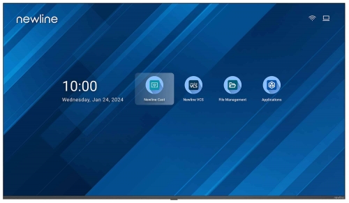 Monitor de sinalização Newline 98 polegadas A14 WIFI STV-9824P