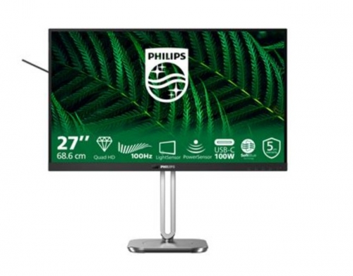 PHILIPS MONITOR IPS 27" QHD HDMI DP USB-C COLUNAS HAS PIVOT 27B2G5601