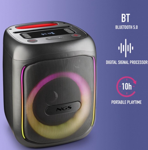Portable BT speaker-tws-80W 7,4v/3,6a BAT-USB-AUX IN-TF