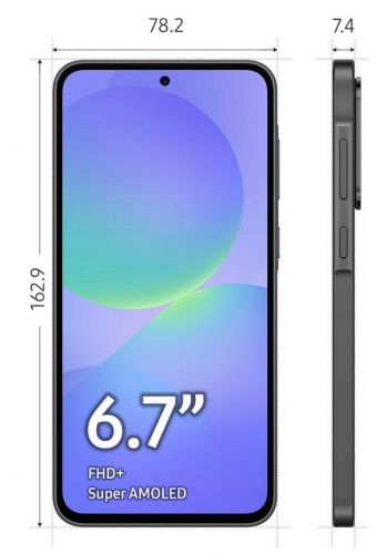 Smartphone Samsung SM-A366BZKBEEB Galaxy A36 5G 6.7" 6GB/128GB Dual SIM Preto UE