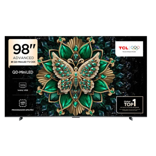 TV 98 polegadas TCL MiniLED Smart TV 98C6K