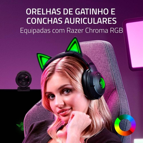 Auscultadores Kraken Kitty V2 BT - Black