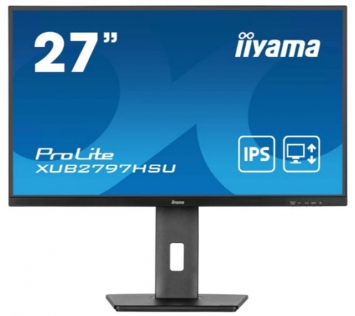 Monitor iiyama ProLite XUB2797HSU-B2 LED 27" Full HD 100 Hz IPS 300 1 ms coluna som preto