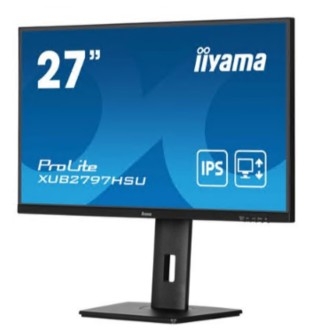 Monitor iiyama ProLite XUB2797HSU-B2 LED 27" Full HD 100 Hz IPS 300 1 ms coluna som preto