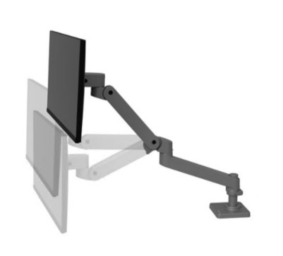 Kit de montagem Ergotron LX Pro modular para visor LCD cinza escuro tamanho de tela: até 34" montável na secretária