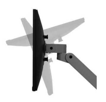 Kit de montagem Ergotron LX Pro modular para visor LCD cinza escuro tamanho de tela: até 34" montável na secretária