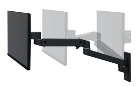Ergotron LX Pro Kit de montagem para LCD preto até 34" montável em parede, 45-683-292