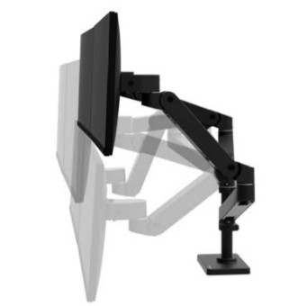 Ergotron LX Pro Kit de montagem para 2 LCD preto até 27'' montável na secretária, 45-690-292