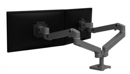 Kit Ergotron LX Pro de montagem (braço duplo) para 2 LCD tela: até 27'' montável na secretária