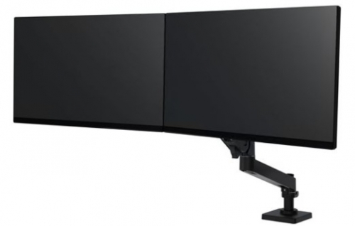 Kit Ergotron LX Pro de montagem (braço direto duplo, 2 preto tamanho até 27'' montável na secretária