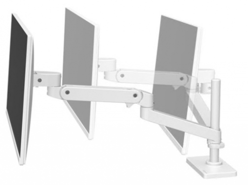 Kit Ergotron LX Pro de montagem para LCD alumínio branco: até 34" montável na secretária