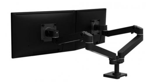 Kit Ergotron LX Pro de montagem (braço duplo) 2 LCD lpreto tela: até 27'' montável na secretária
